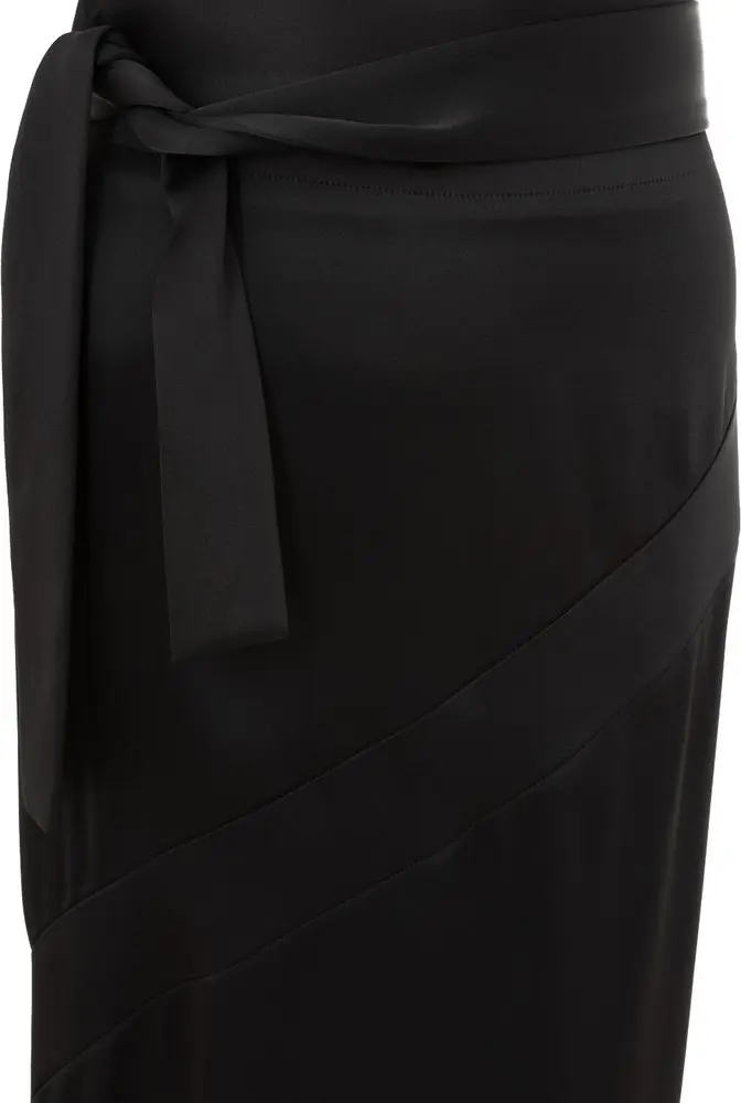 Black Acetate Long Skirt Tom Ford