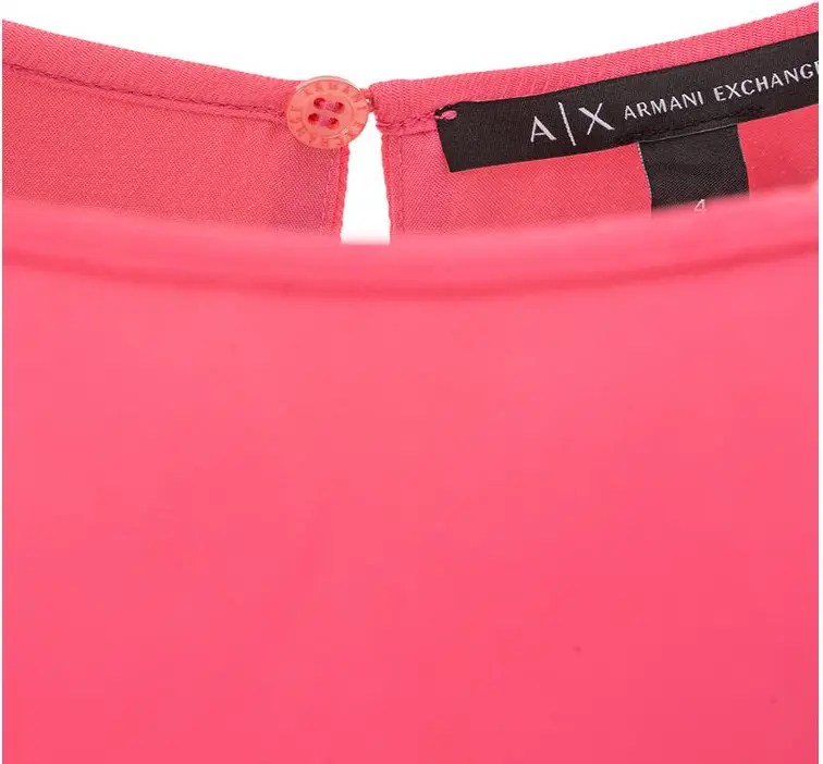 Fuchsia Viscose Casual Dress Armani Exchange