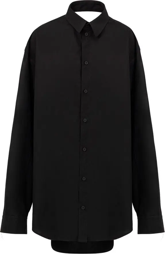 Dress Balenciaga Black Cotton Long Dress