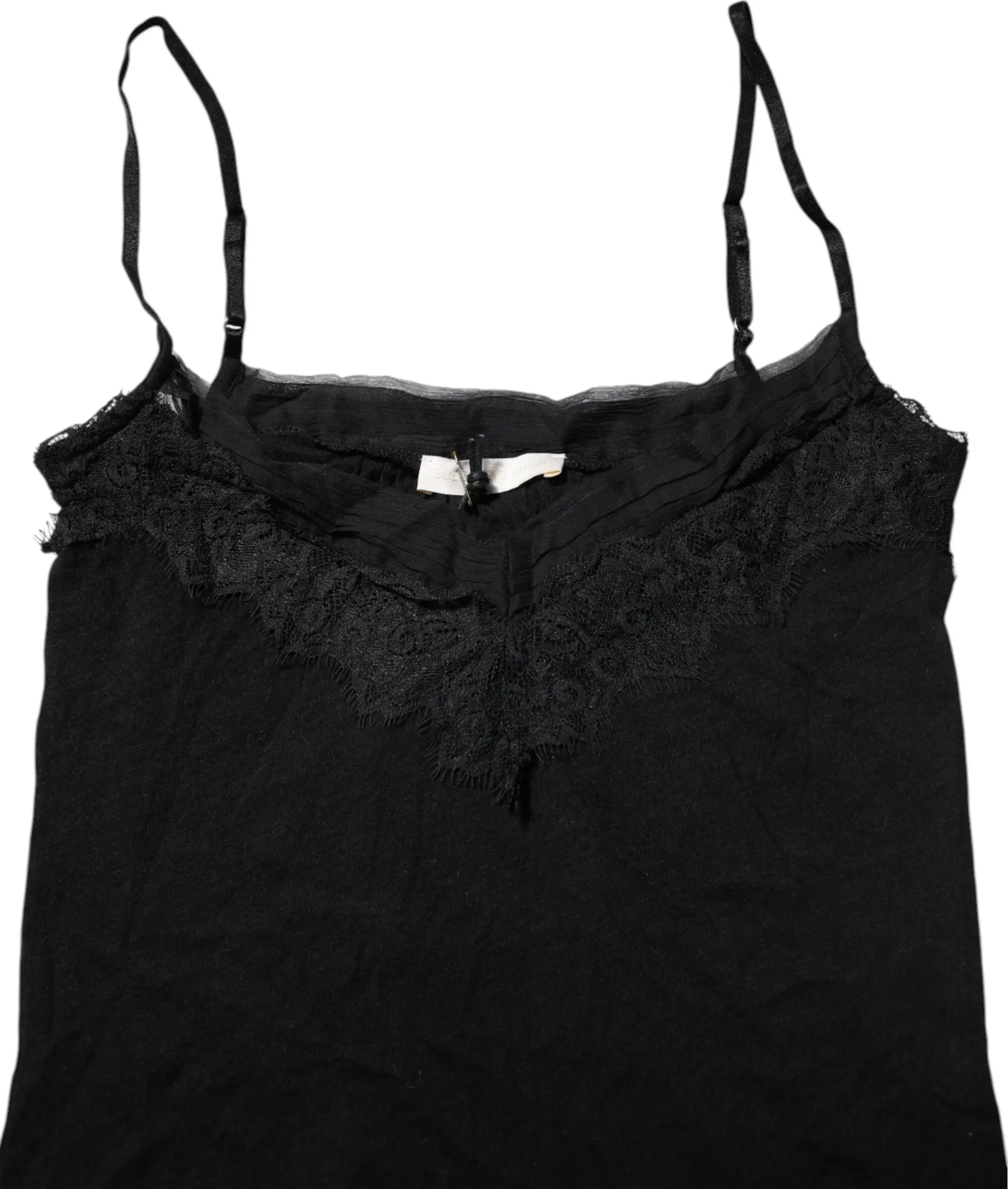 Black Wool Sleeveless Square Neck Tank Top Ermanno Scervino