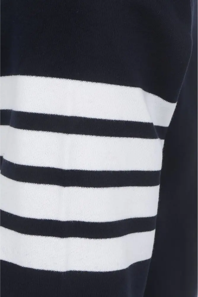 Blue Cotton Sweatshirt Thom Browne