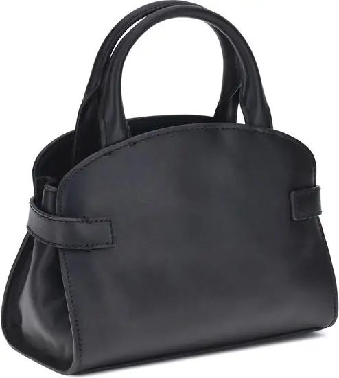 Handbag Coccinelle Black Calf Leather Bos Taurus