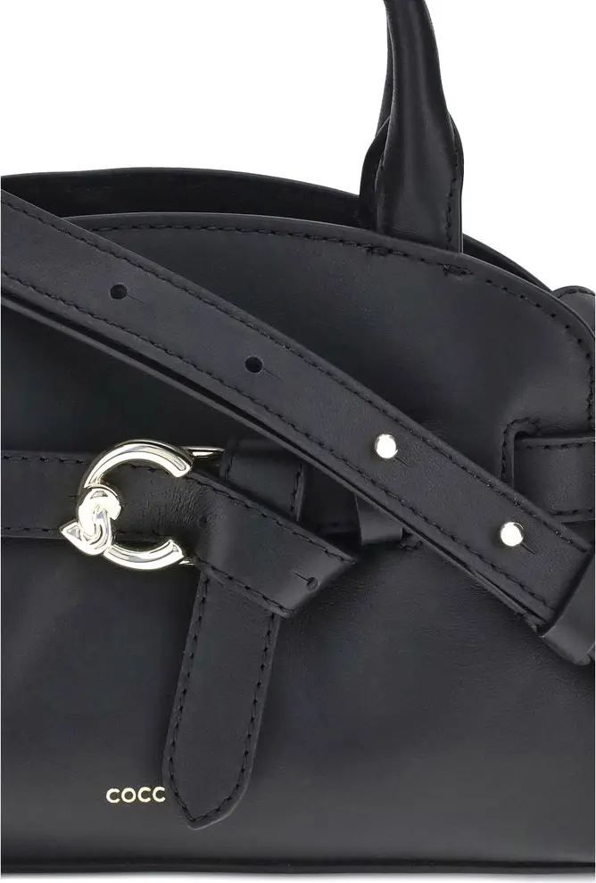 Handbag Coccinelle Black Calf Leather Bos Taurus