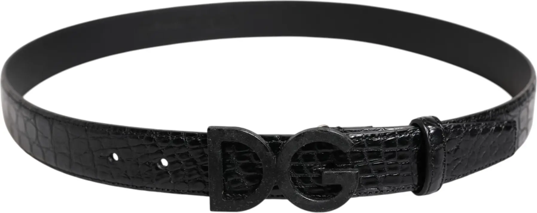Dolce & Gabbana Classic Metal DG Buckle Belt