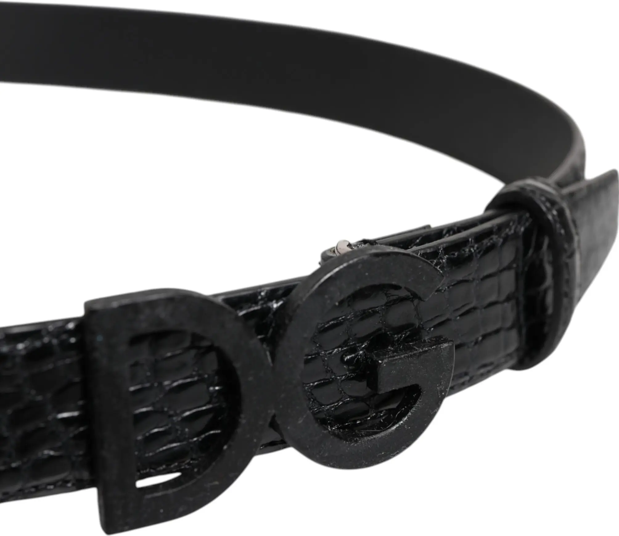 Dolce & Gabbana Classic Metal DG Buckle Belt