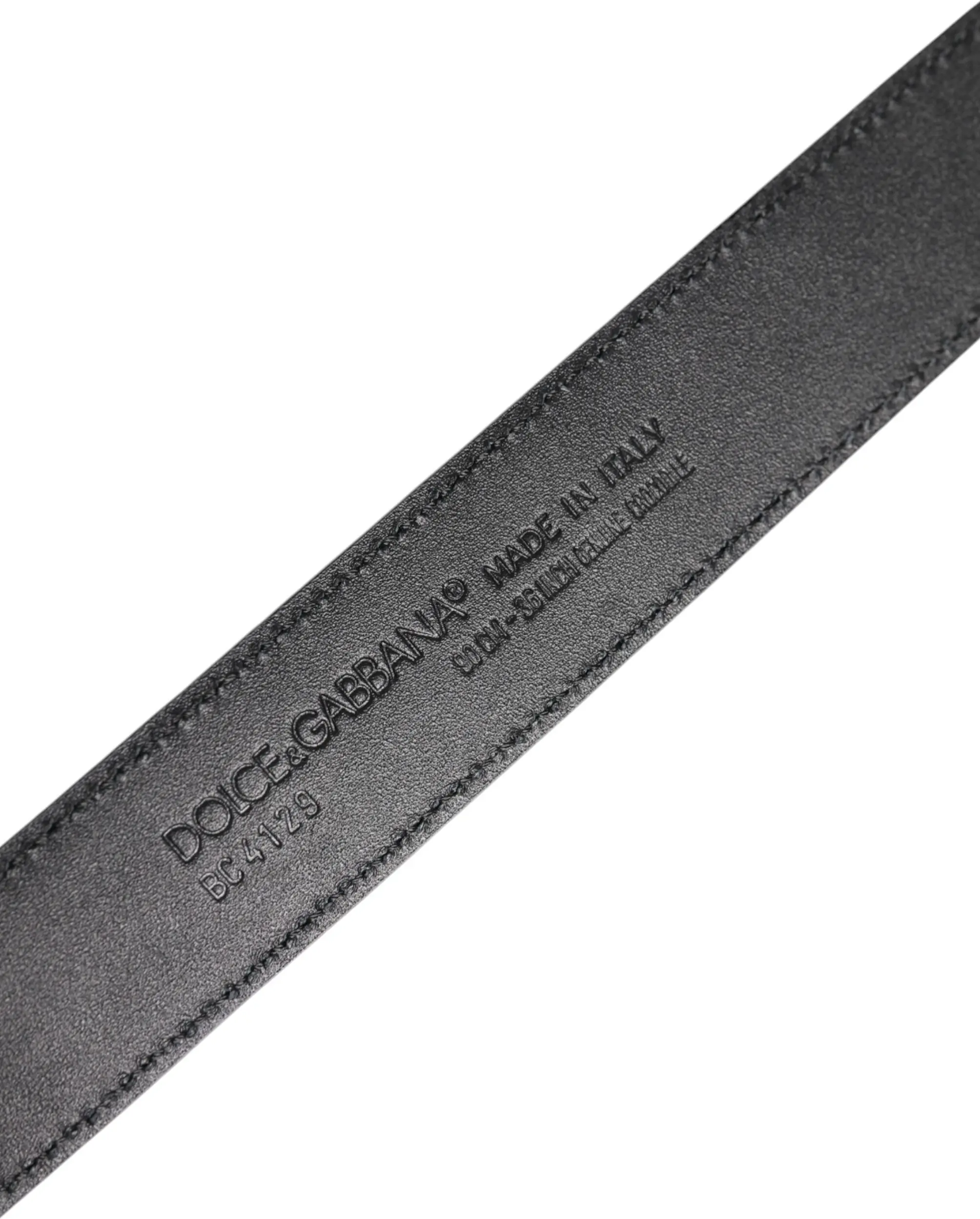 Dolce & Gabbana Classic Metal DG Buckle Belt
