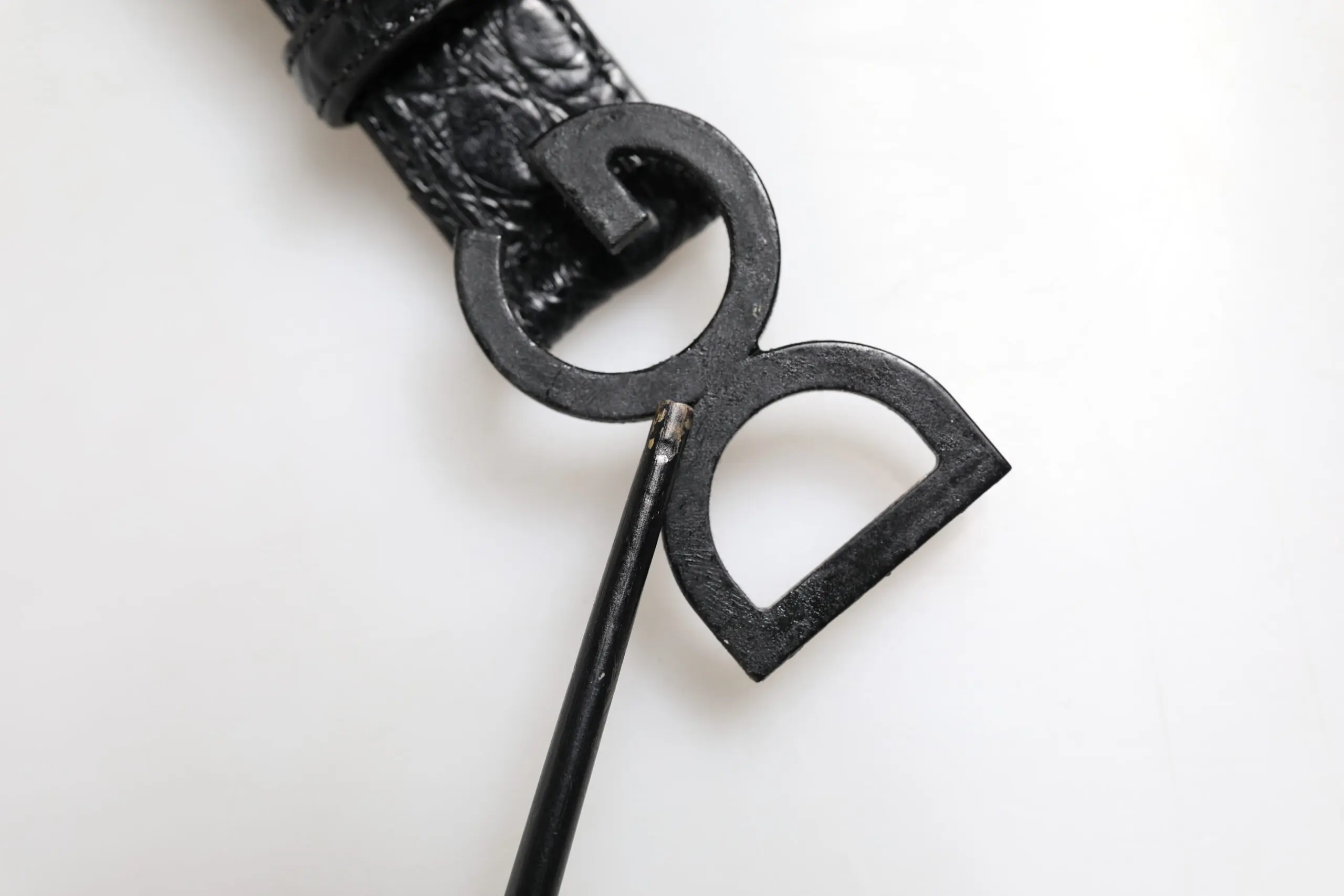 Dolce & Gabbana Classic Metal DG Buckle Belt
