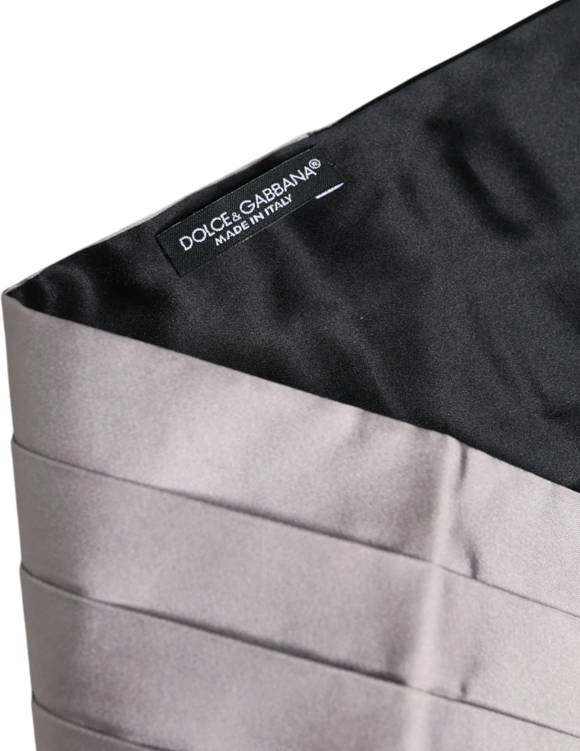 Bel Dolce & Gabbana Kulrang Erkaklar uchun 100% ipakli keng kamar