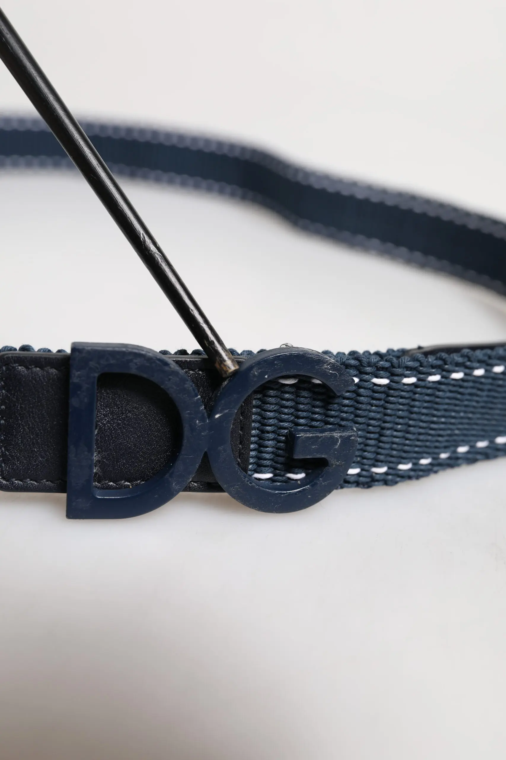 Dolce & Gabbana DG Logo Metal Buckle Kamar
