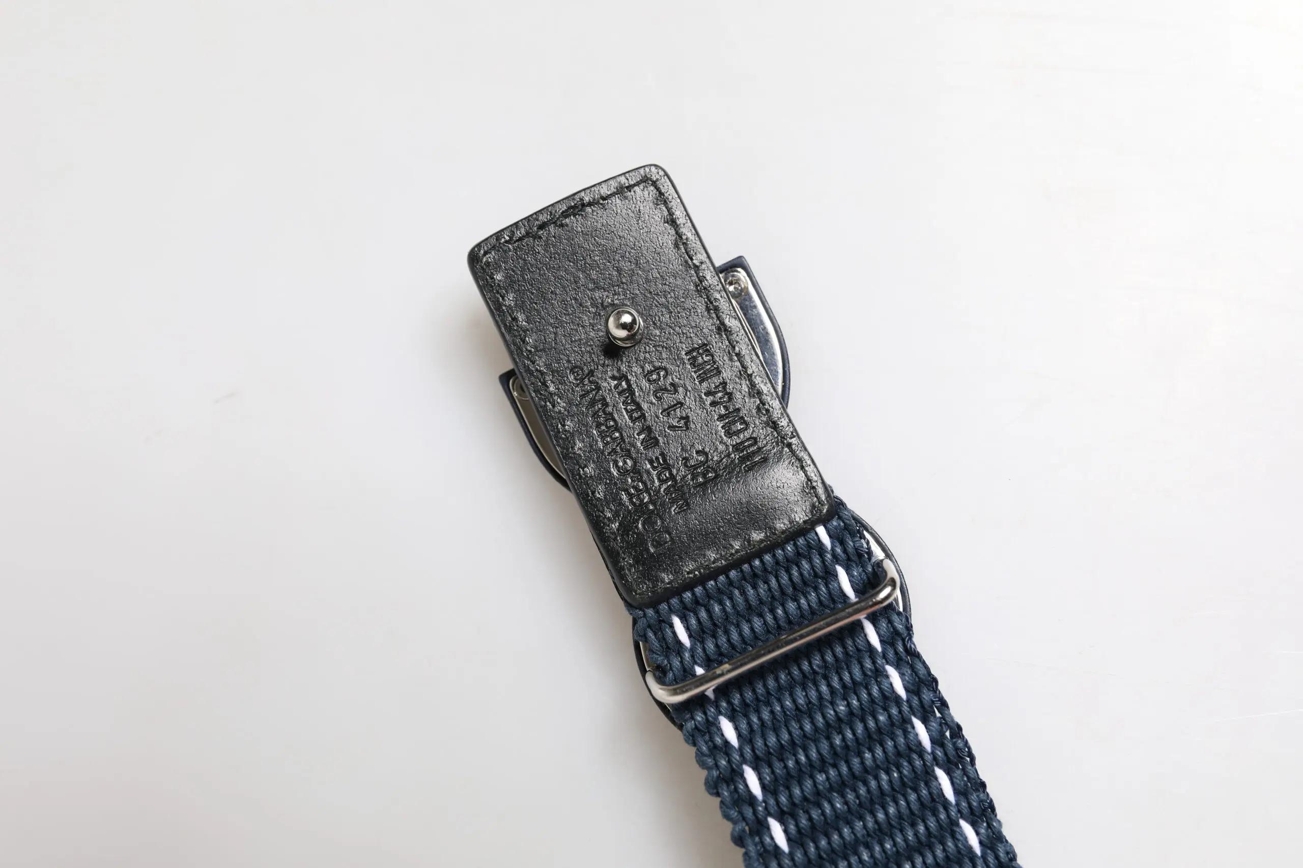 Dolce & Gabbana DG Logo Metal Buckle Kamar