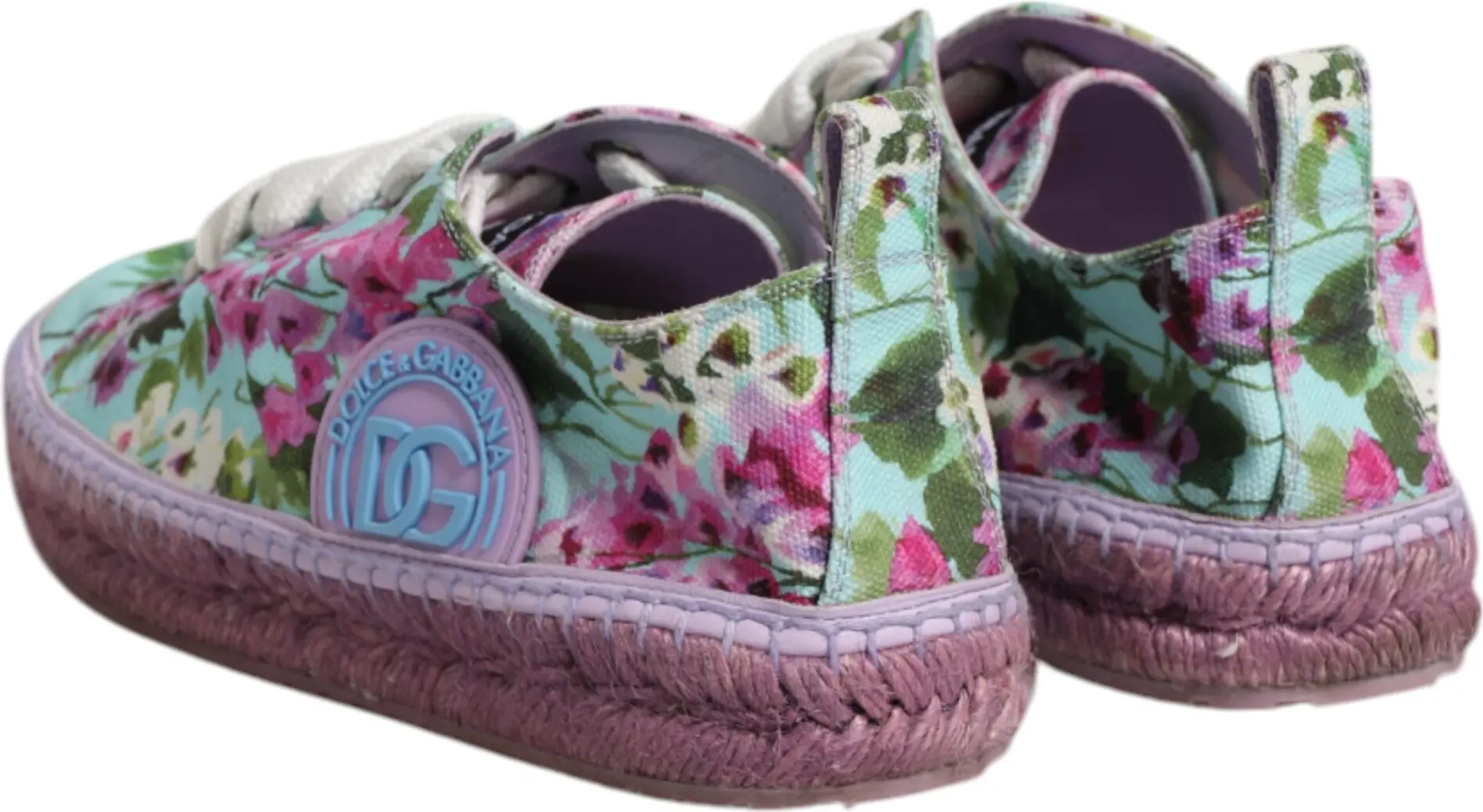 Ko'p rangli kanvas Espadrilles krossovkalari Dolce & Gabbana