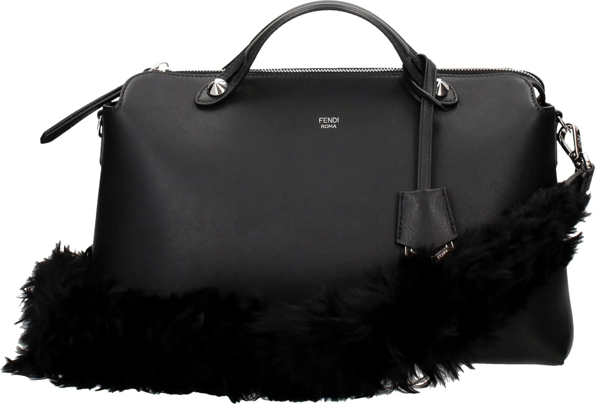 Shoulder Bag Fendi Black Leather Shoulder Bags