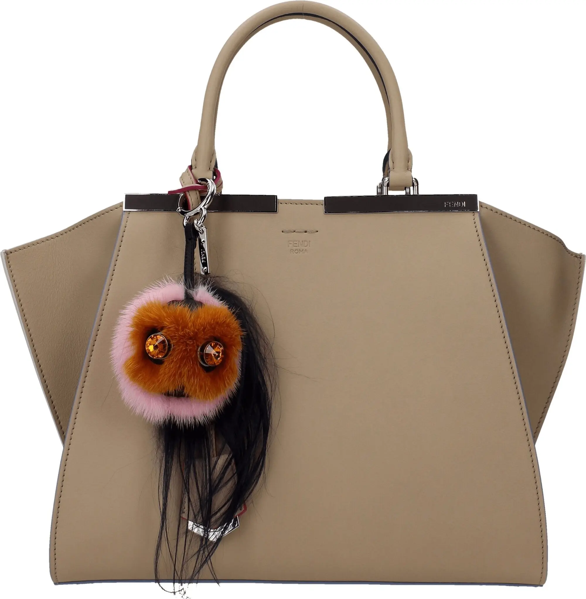 Accessory Fendi Brown Fur Keychains