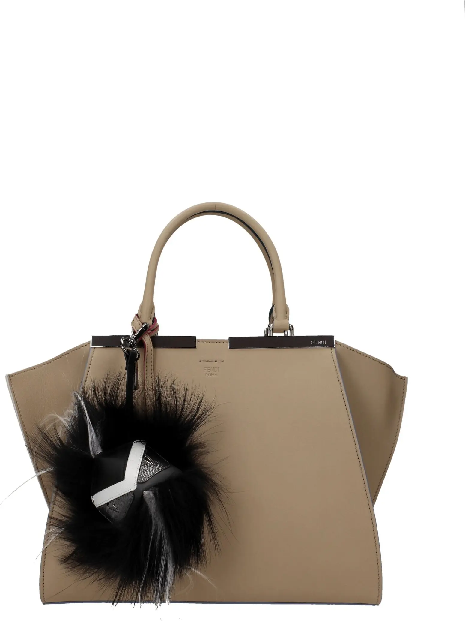 Keychain Fendi Black Leather Keychains