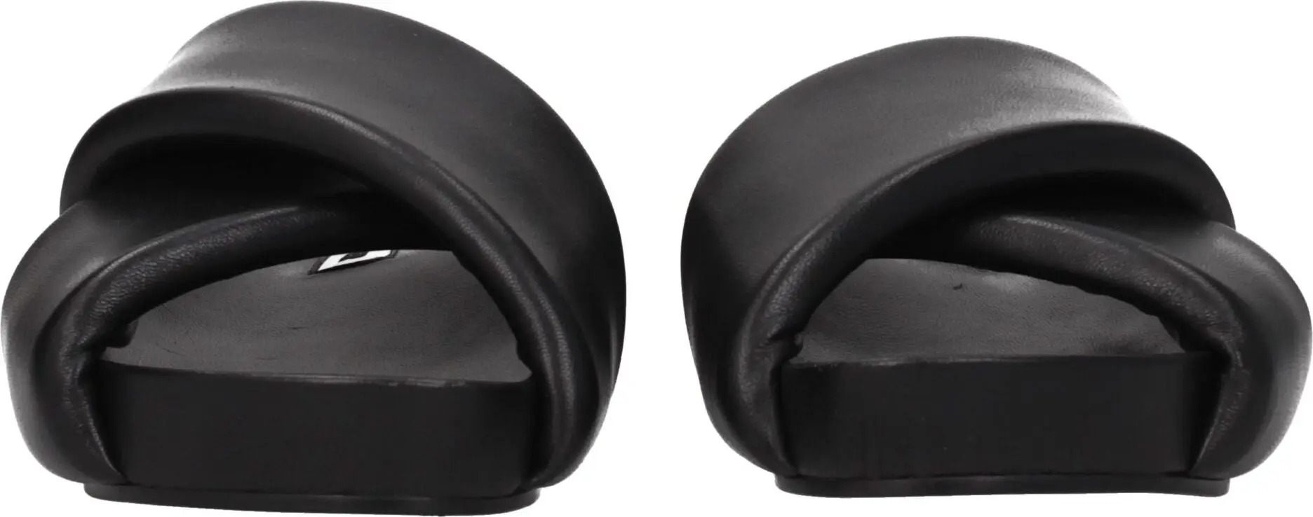 Черные кожаные мюли Jil Sander