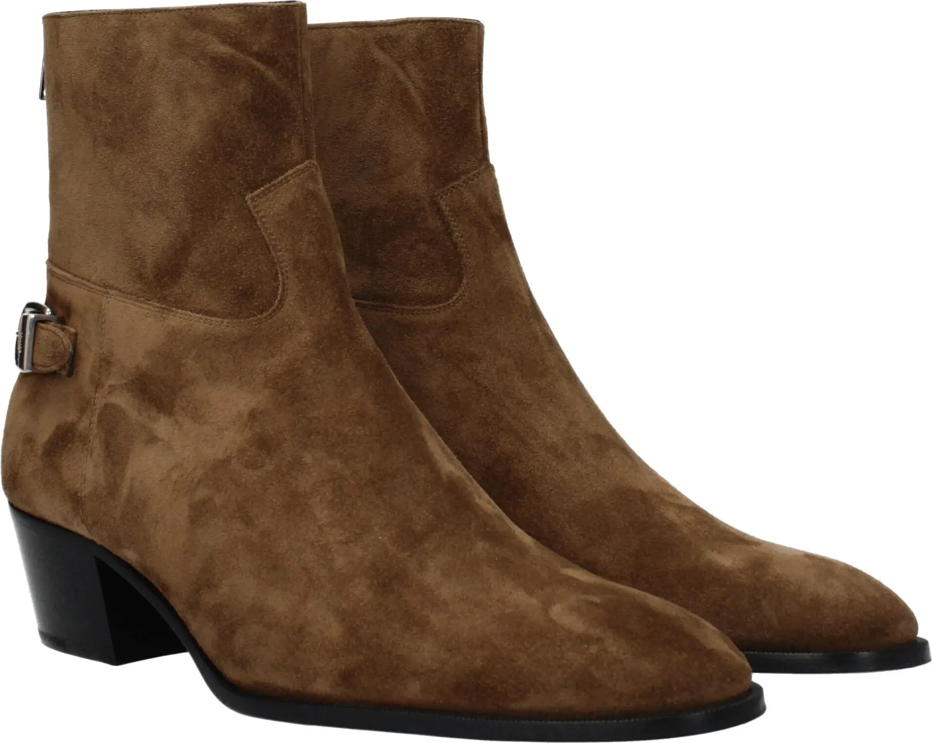 Brown Leather Ankle Boots CELINE