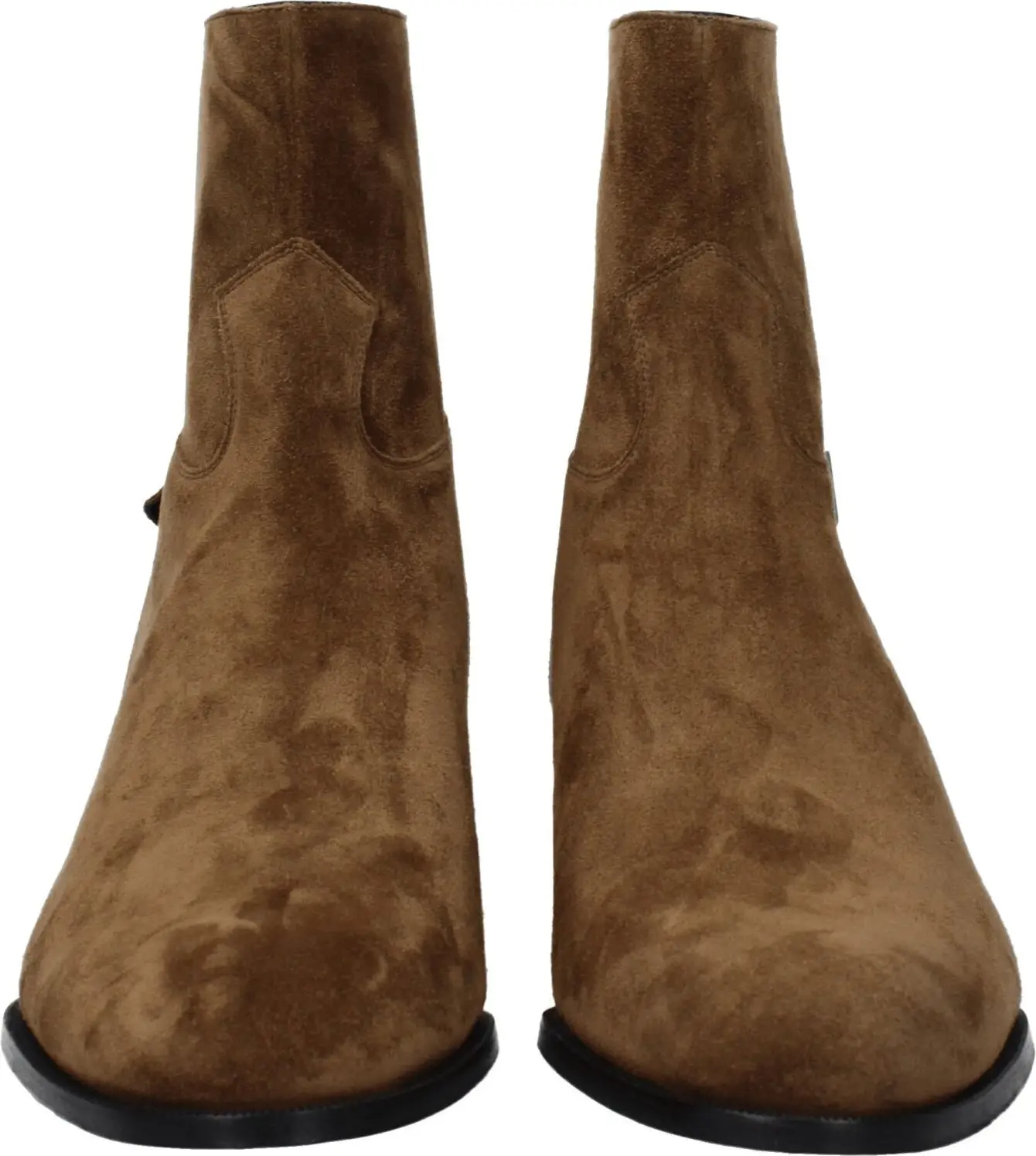 Brown Leather Ankle Boots CELINE