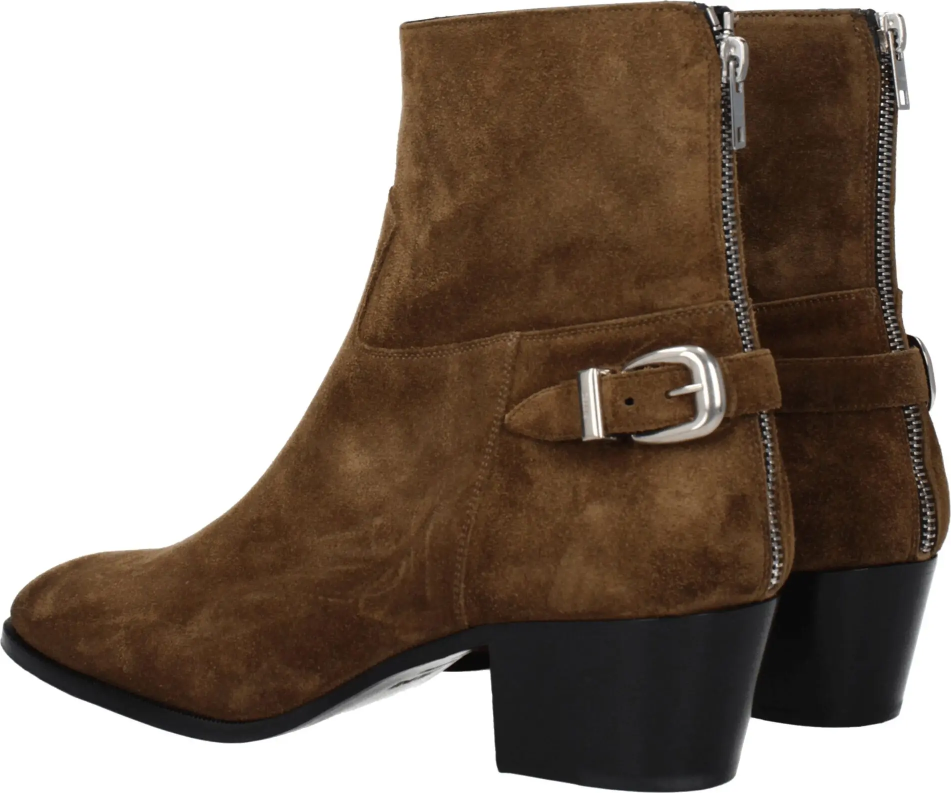 Brown Leather Ankle Boots CELINE