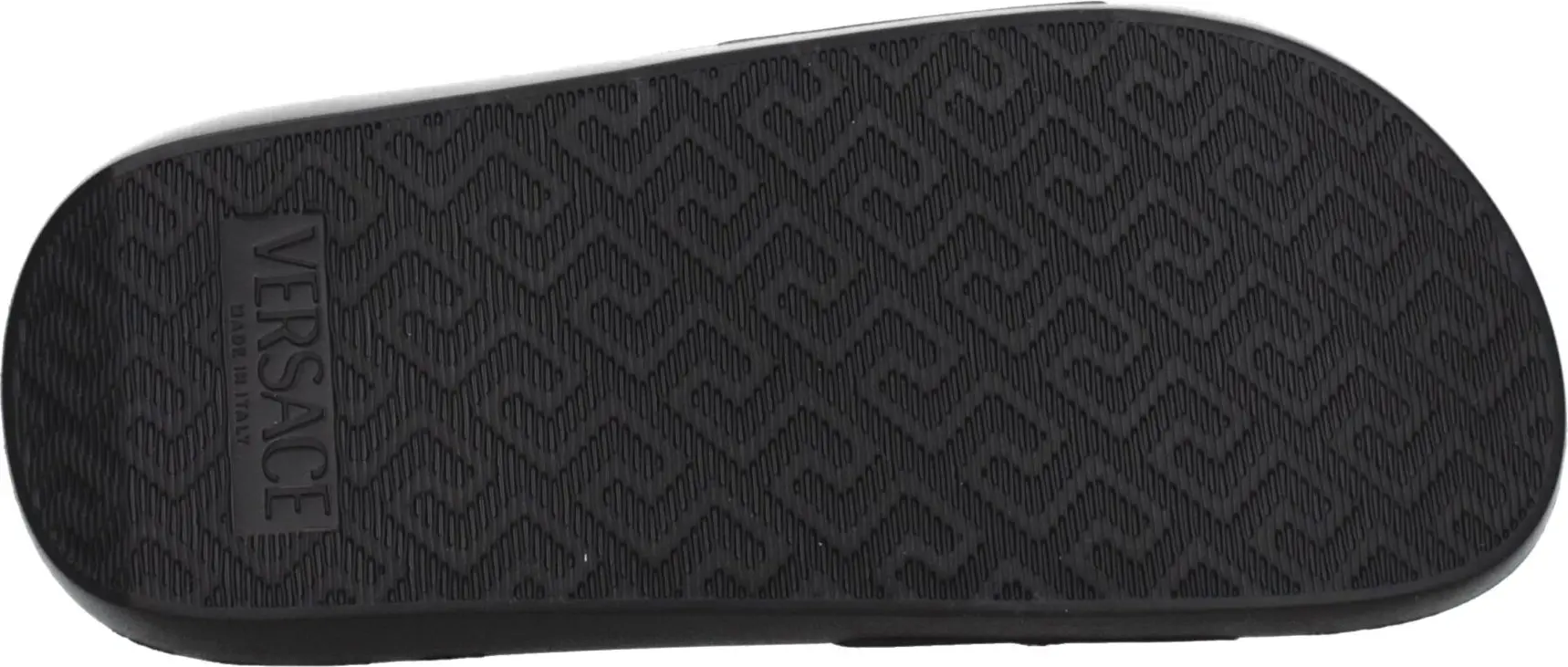 Slippers Versace Black Leather