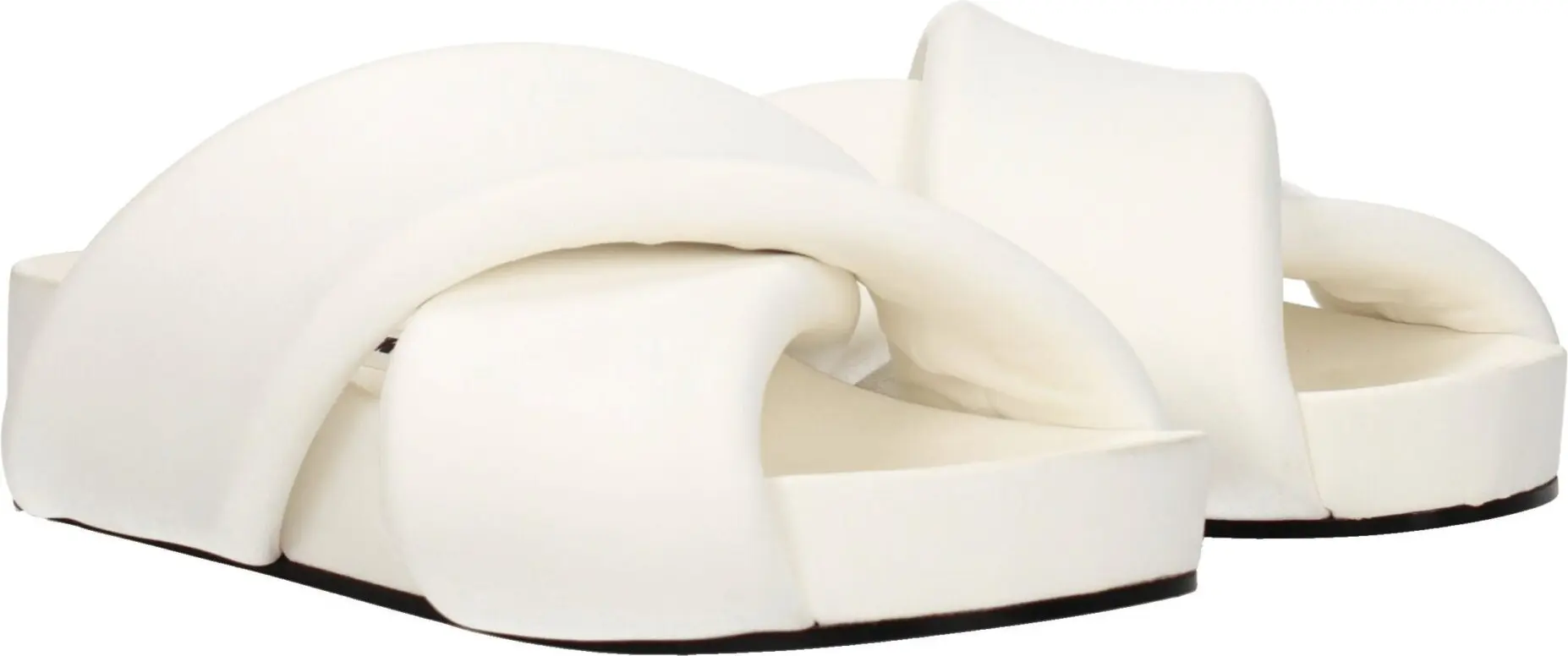 Jil Sander Oq teriYoshli terlik