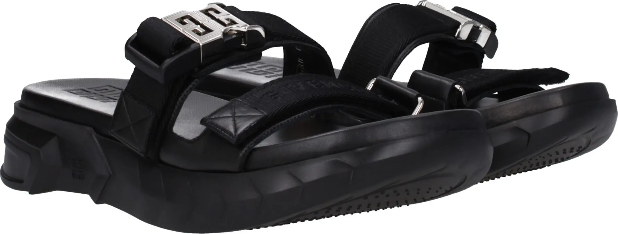 Black Fabric Slippers Givenchy