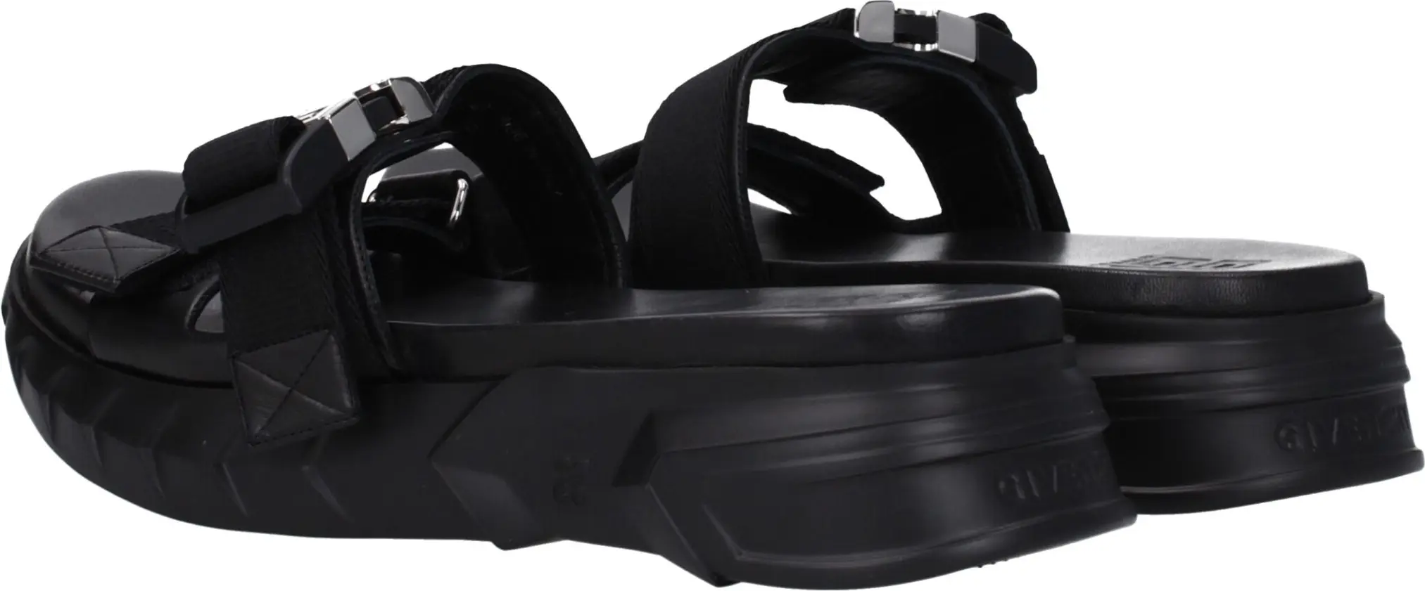 Black Fabric Slippers Givenchy