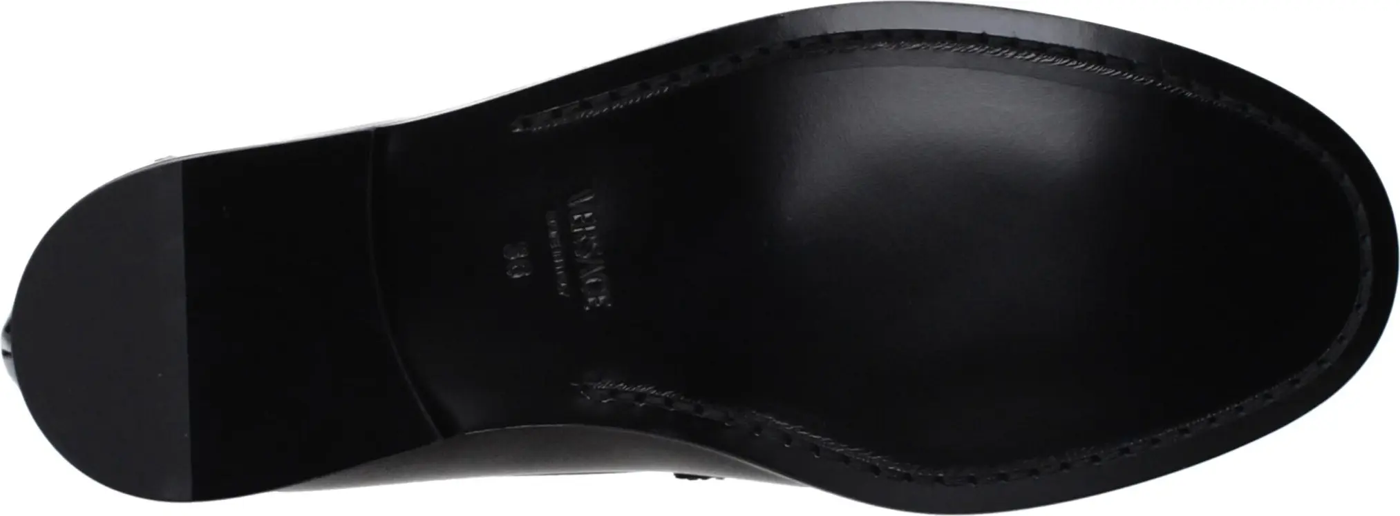 Black Leather Slip-On Loafers
