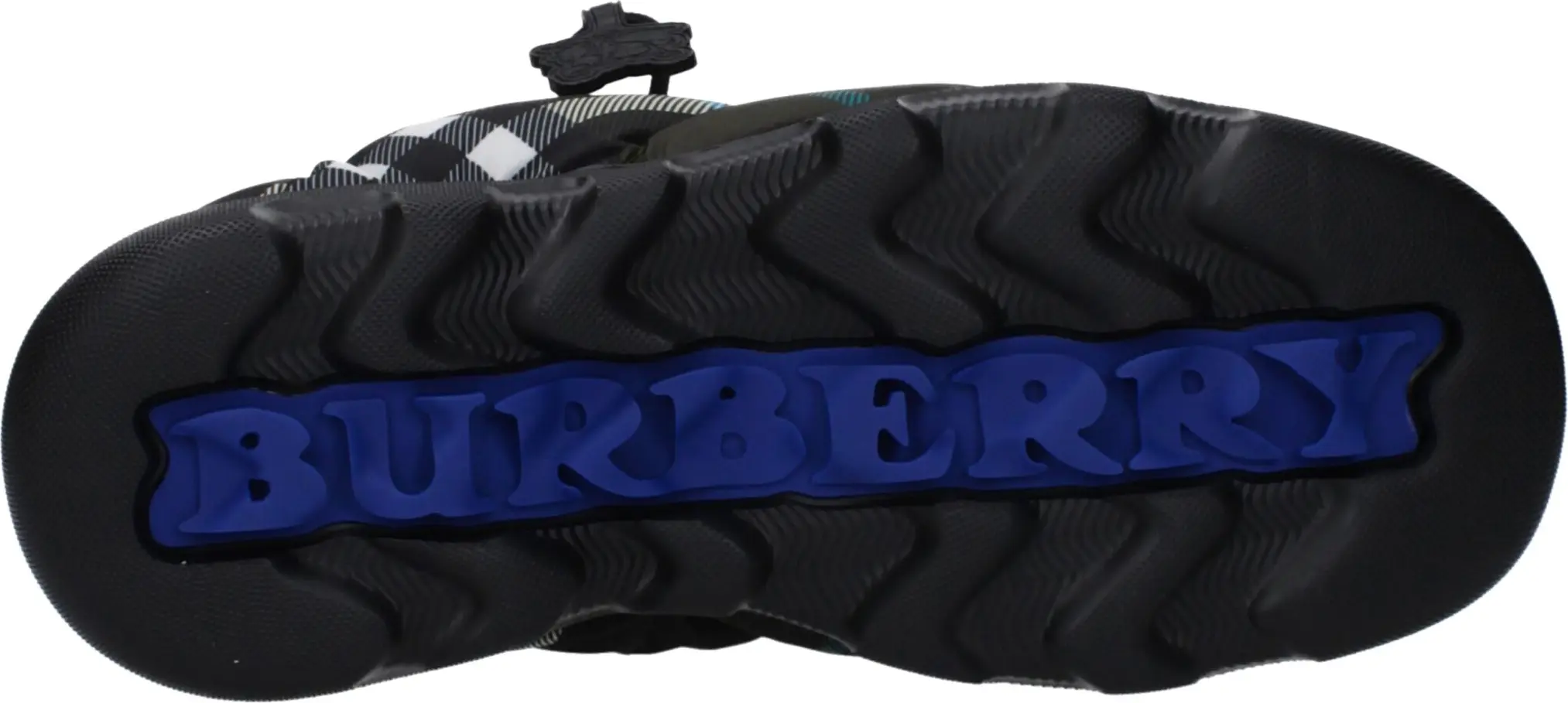 Green Fabric Slip-On Loafers Burberry