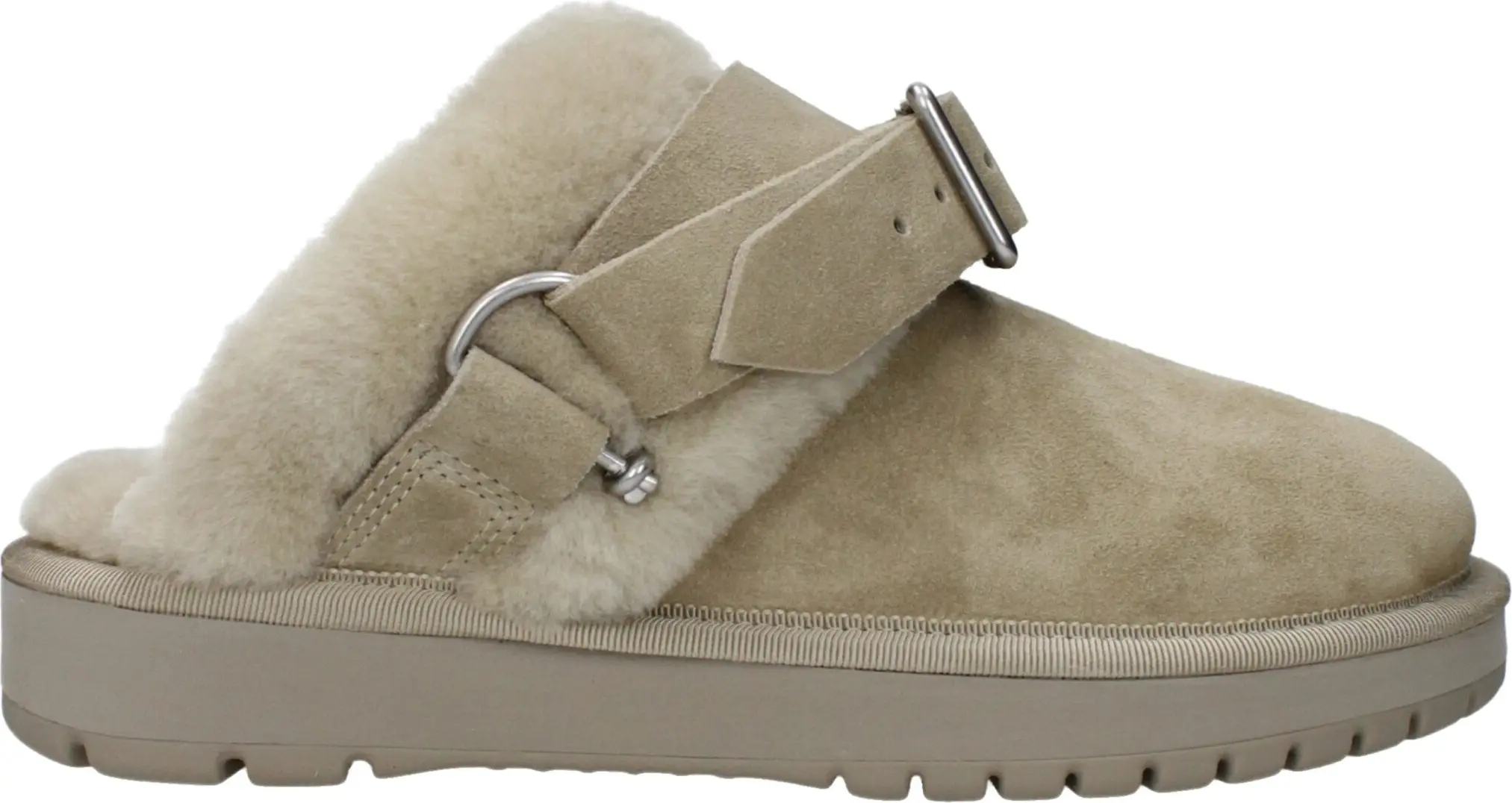 Меховые тапочки Burberry