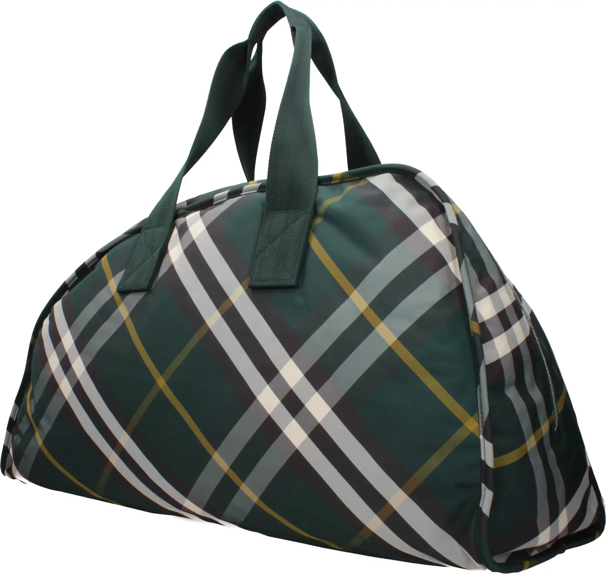 Travel Bag Burberry Green Fabric Luggage And Travel