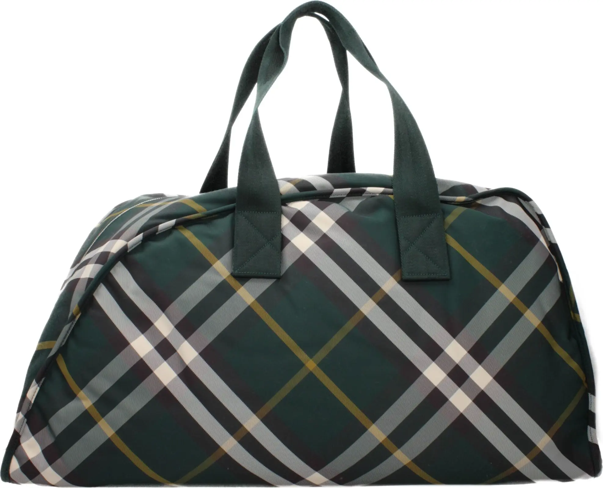 Travel Bag Burberry Green Fabric Luggage And Travel