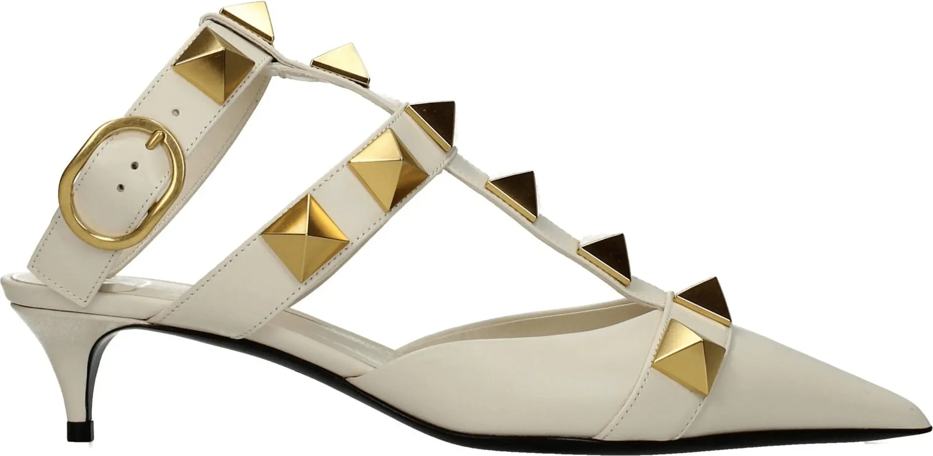 Sandals Valentino Garavani Beige Leather Stiletto Heel Sandals