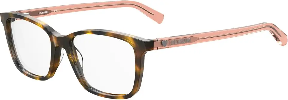 Brown Acetate Glasses LOVE MOSCHINO