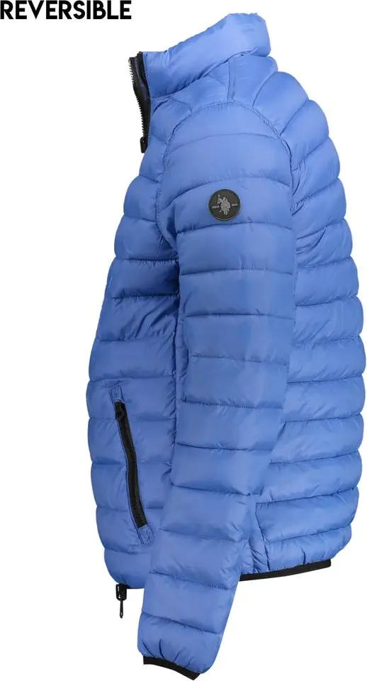 Blue Nylon Jackets & Coat U.S. Polo Assn.