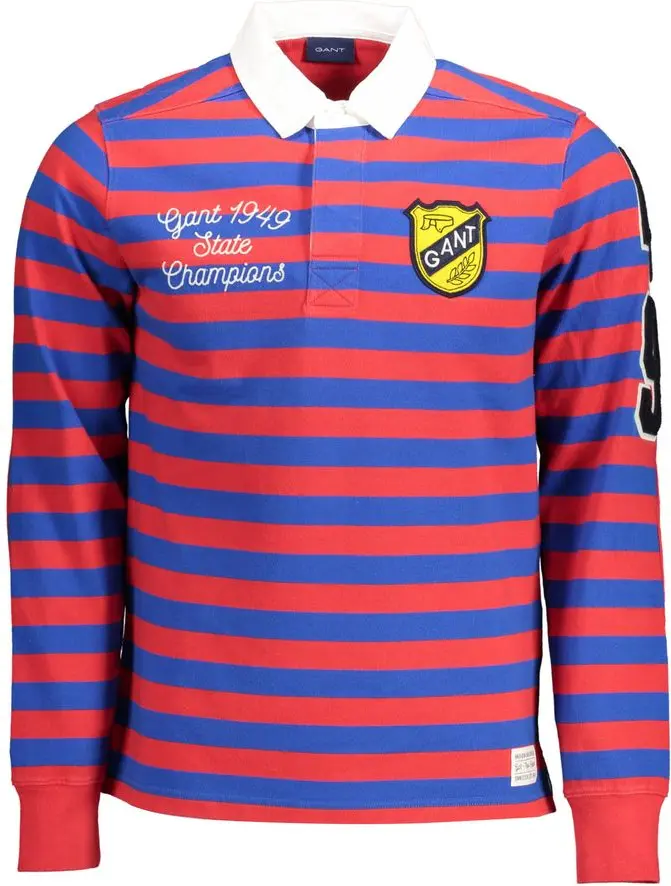 Красная хлопковая поло от Gant