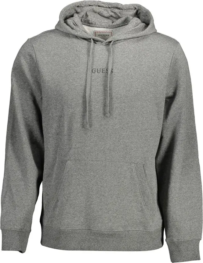 Gray Organic Cotton Men Sweater Guess Shoes