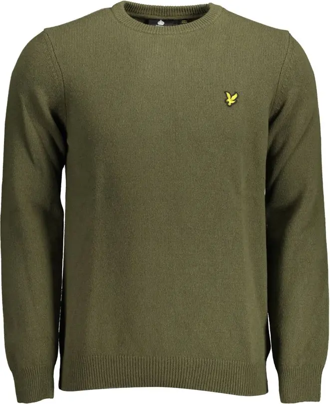 Lyle & Scott Зеленый шерстяной свитер