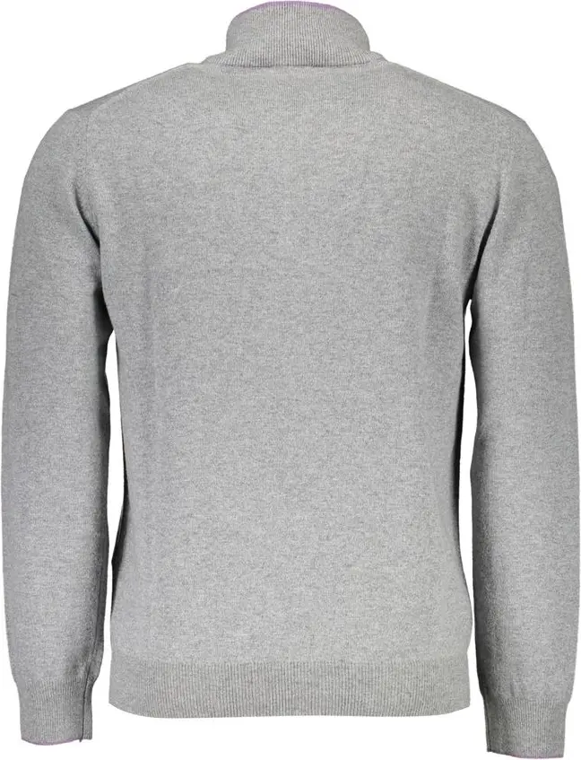 Gray Wool Sweater Harmont & Blaine