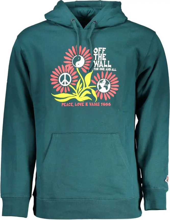 Sweater Vans Green Cotton Men