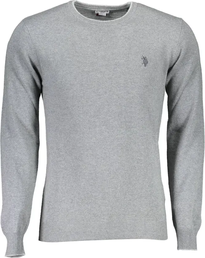 Серый шерстяной свитер от U.S. Polo Assn.