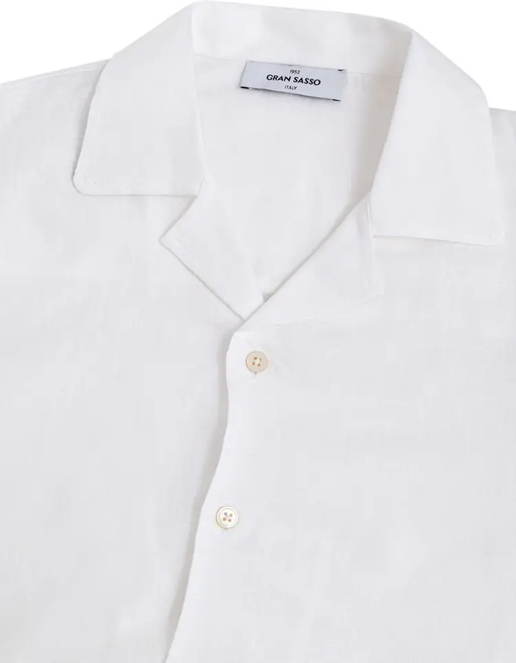 White Linen Shirt Gran Sasso