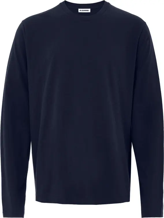 T-shirt Jil Sander Blue Cotton