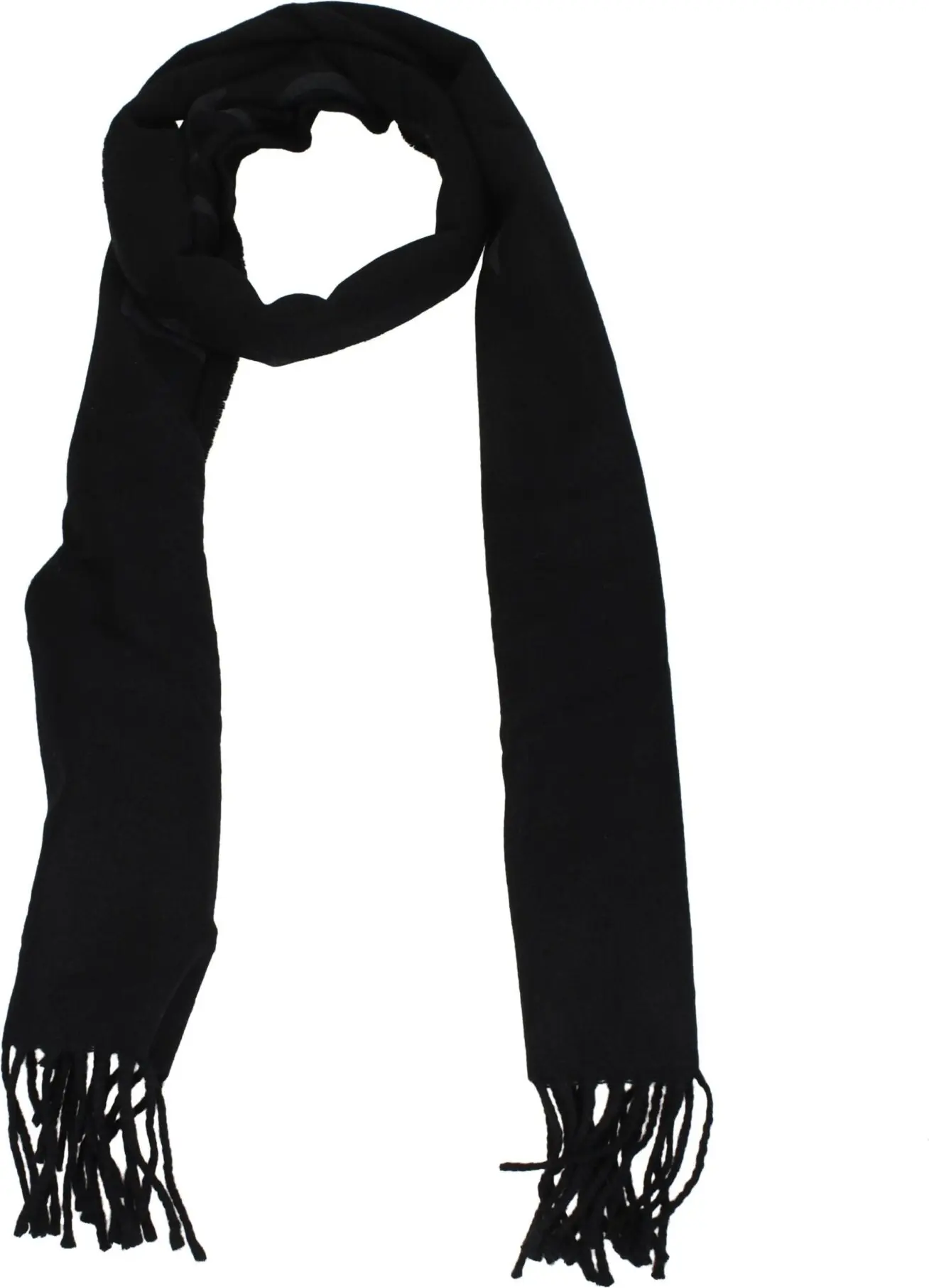 Shar Off-White Black Cashmere Shamol