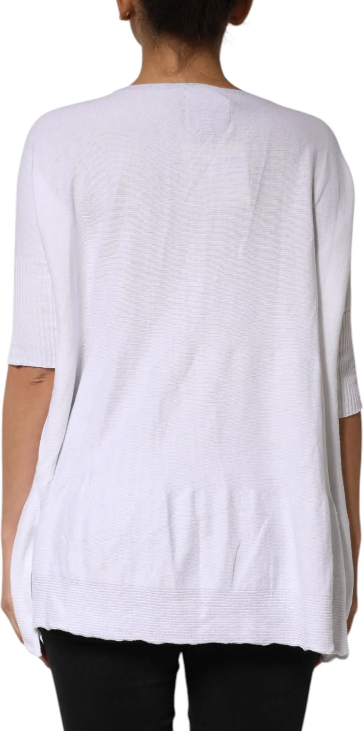 White Cotton Blouse Top Think Pink