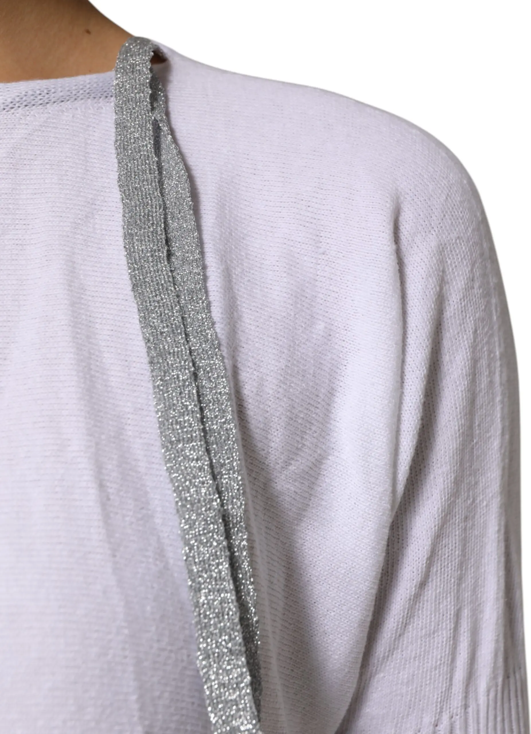 White Cotton Blouse Top Think Pink