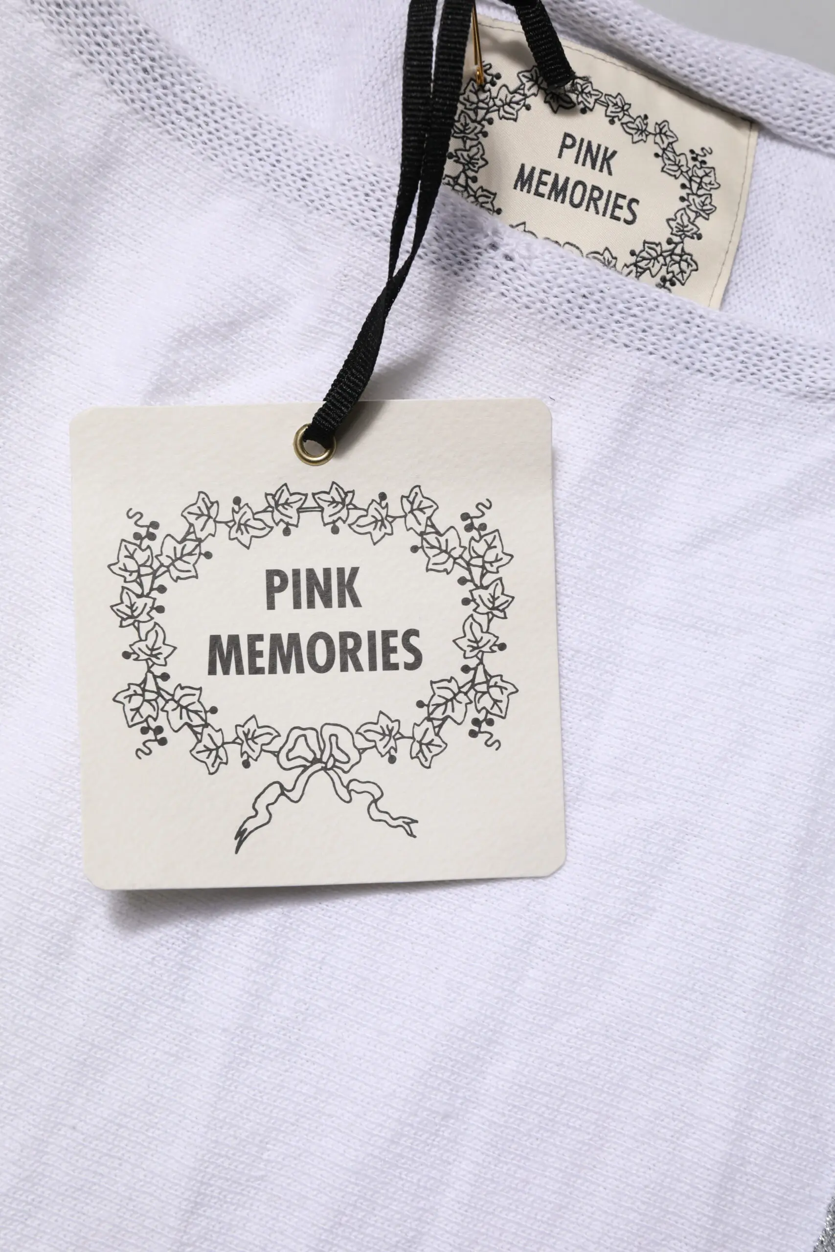 White Cotton Blouse Top Think Pink