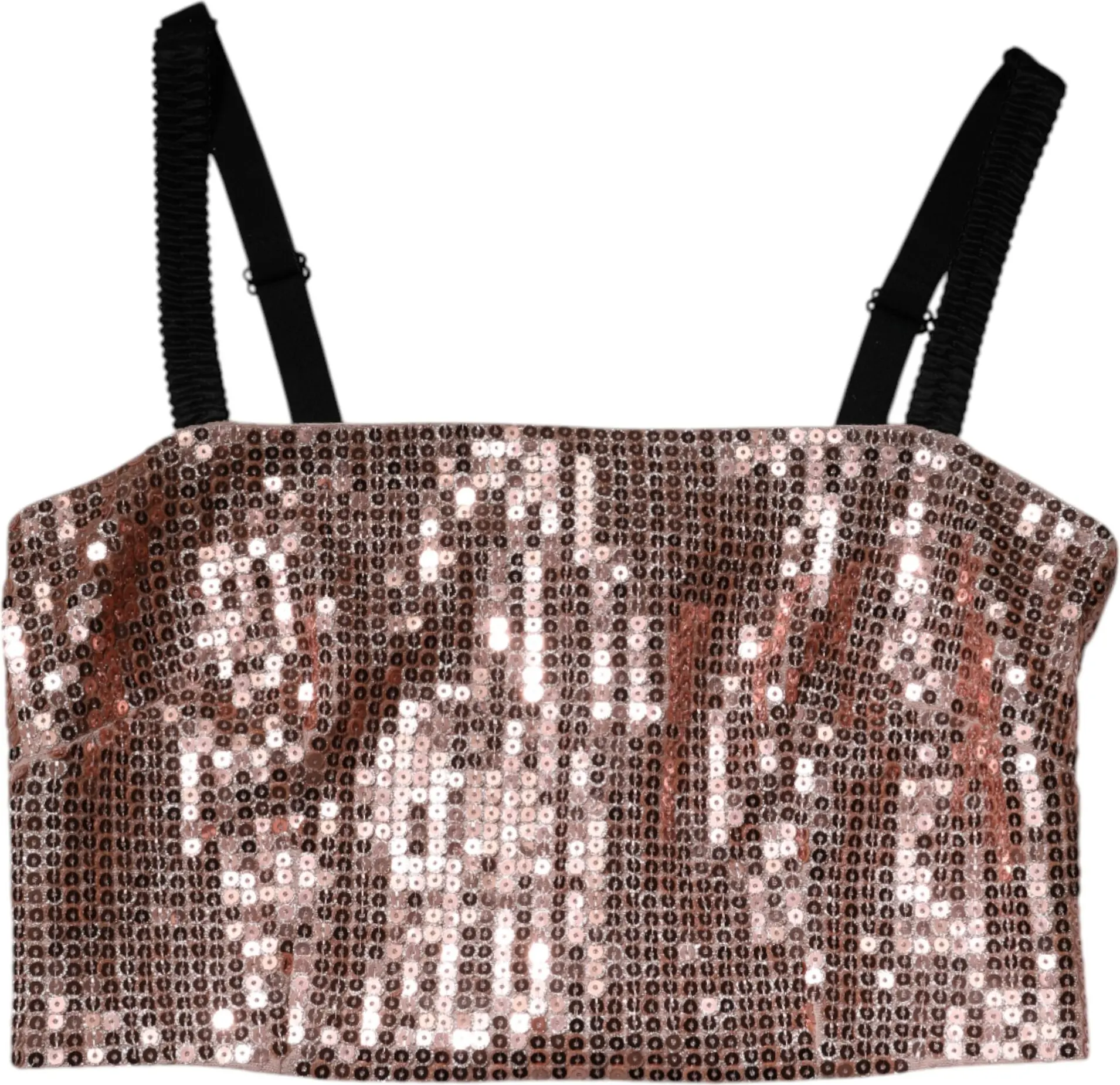 Dolce & Gabbana dan puslu, payetli, yengsiz, kalta ustki kiyim