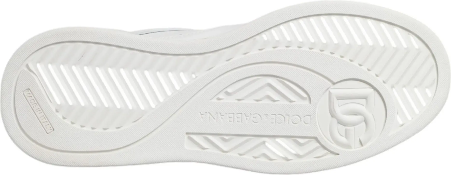 White Miami Leather Low Top Sneakers Shoes Dolce & Gabbana