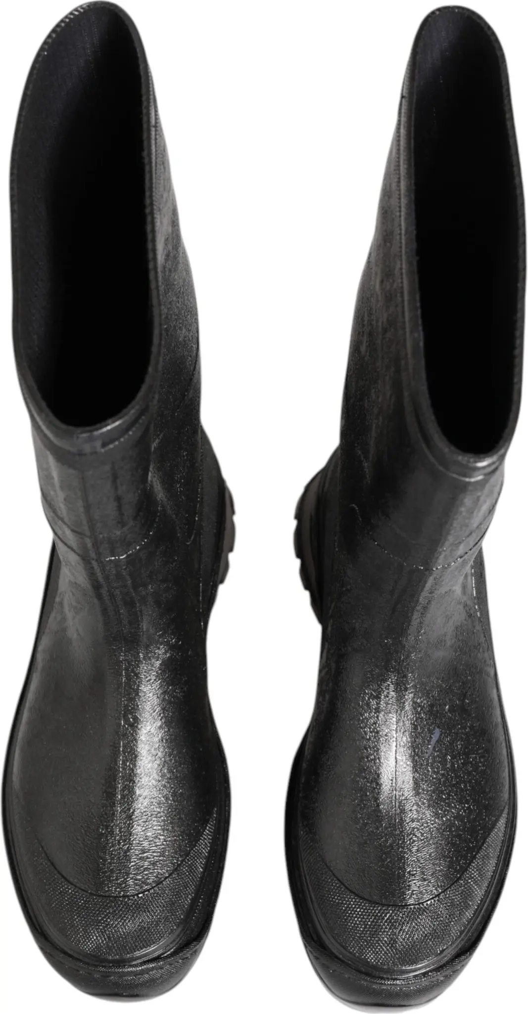 Резиновые сапоги Dolce & Gabbana Metallic Black
