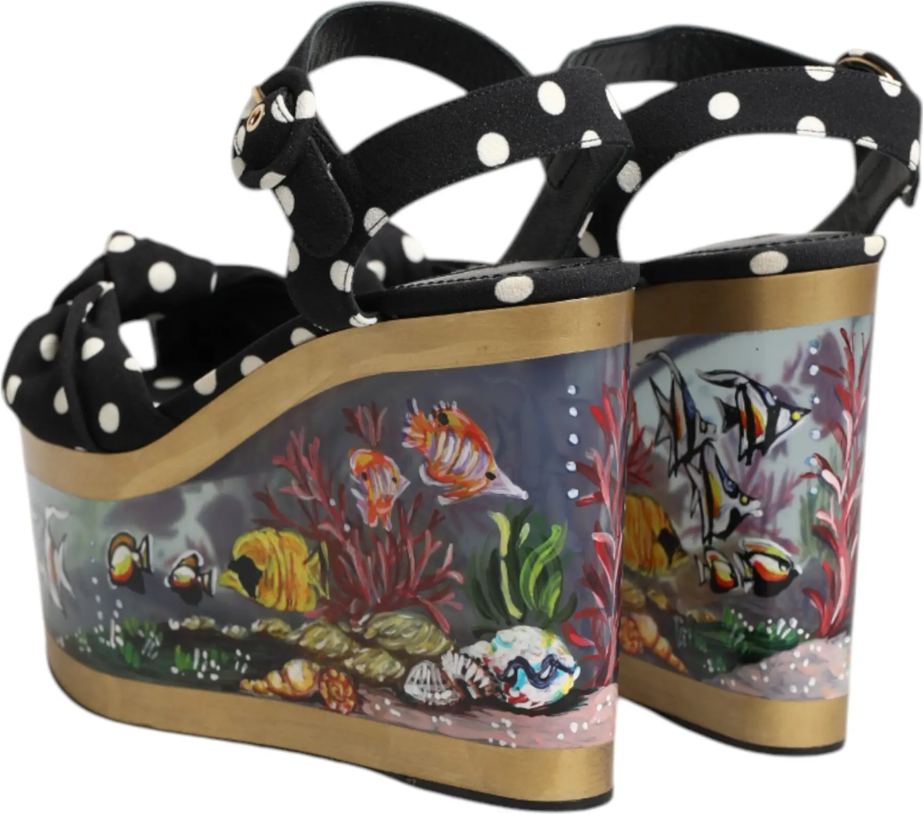 Ankle Strap Wedge Sandals Dolce & Gabbana